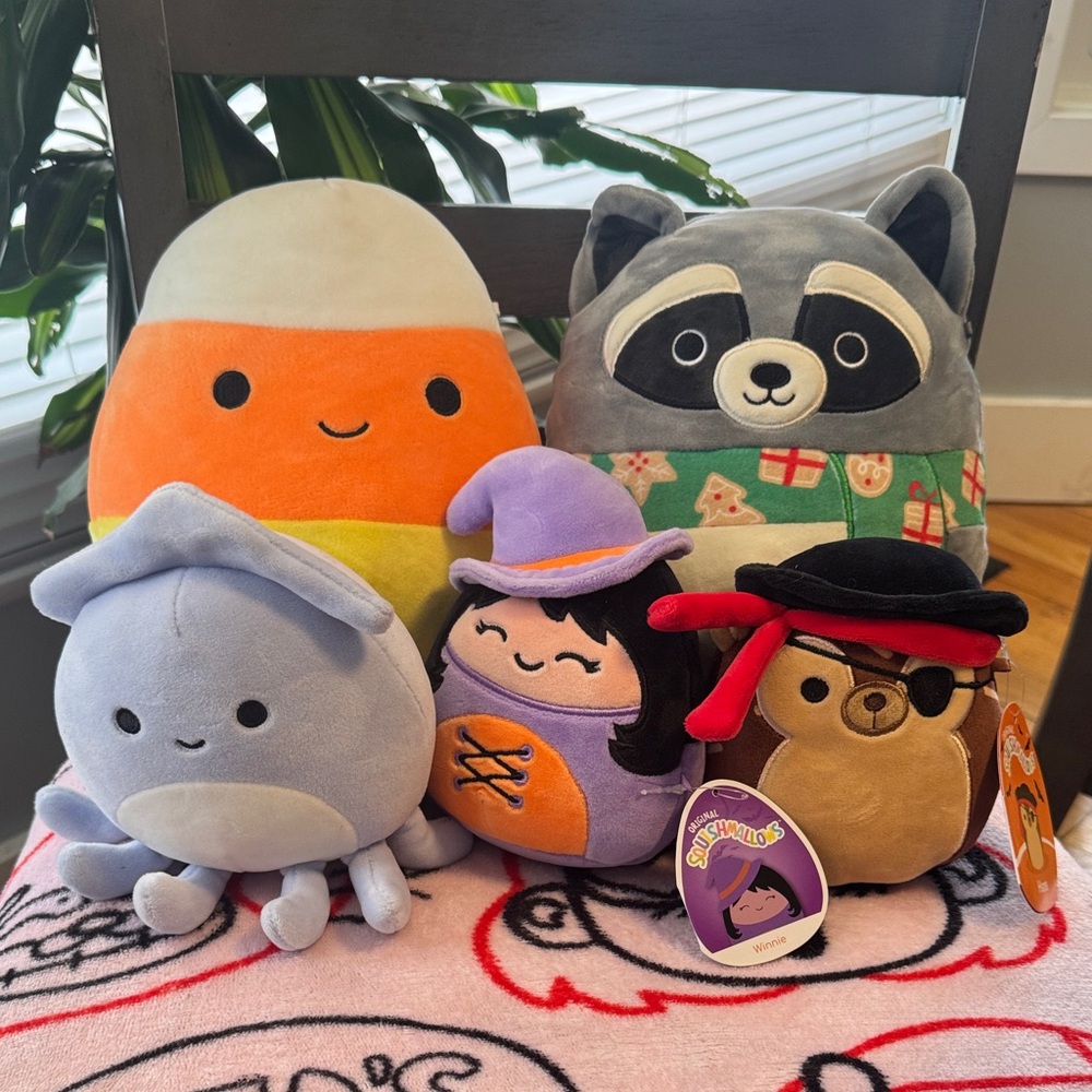 Squishmallows Lot of 5 squish plush